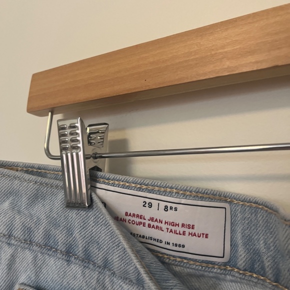 GAP high rise barrel jeans - Picture 2 of 3